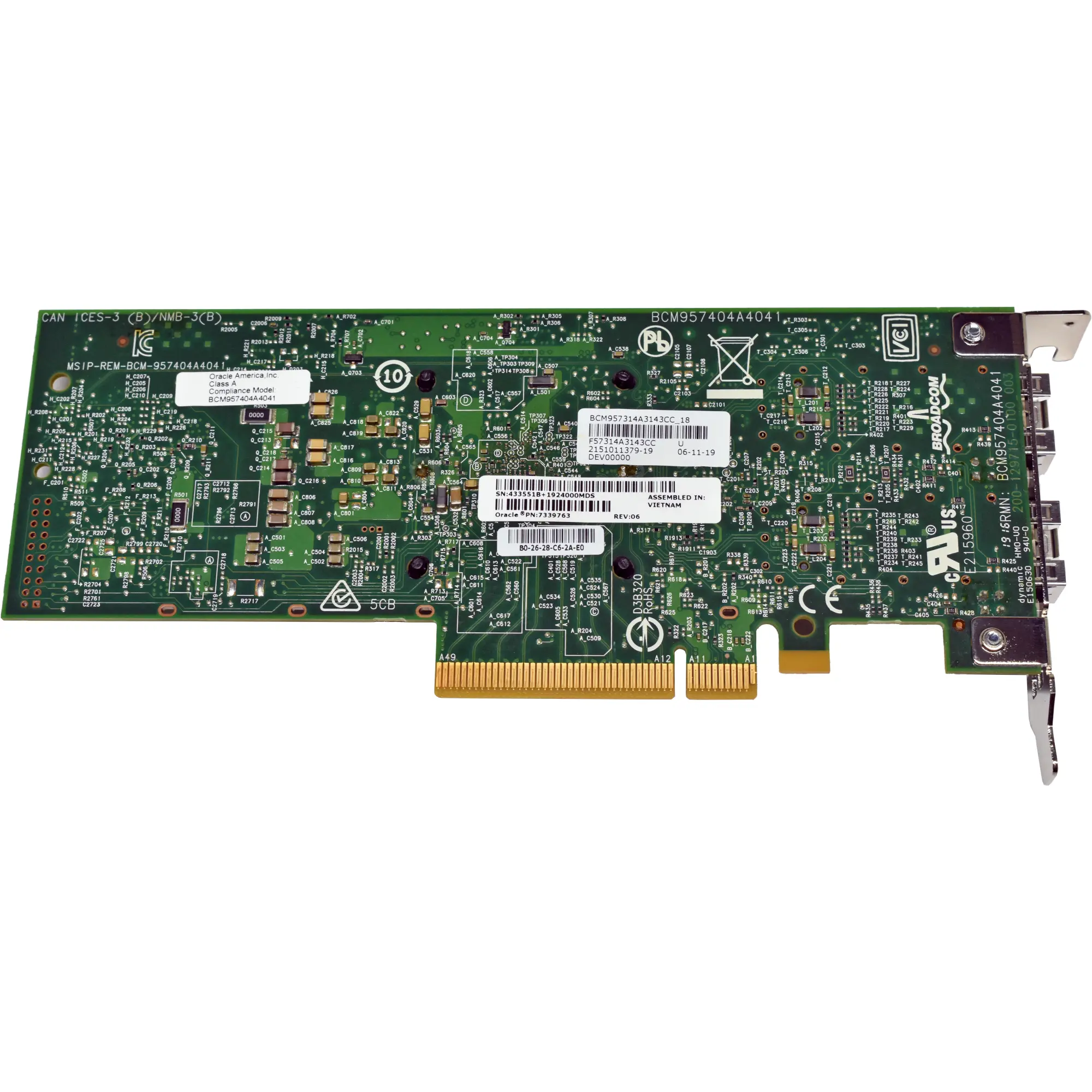 Broadcom/Oracle 10Gb/25Gb Dual Port Fiber Ethernet Adaptor 4