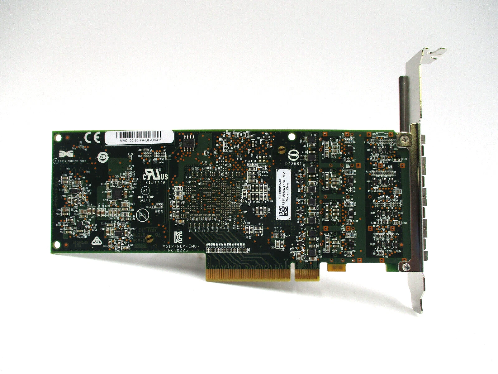 Emulex/IBM 10Gb Quad Port Fiber Ethernet Card 4
