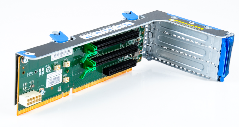 HPE DL380 G9 GPU Enablement Riser Kartı 2x PCIe x16 + 1x PCIe x8 2